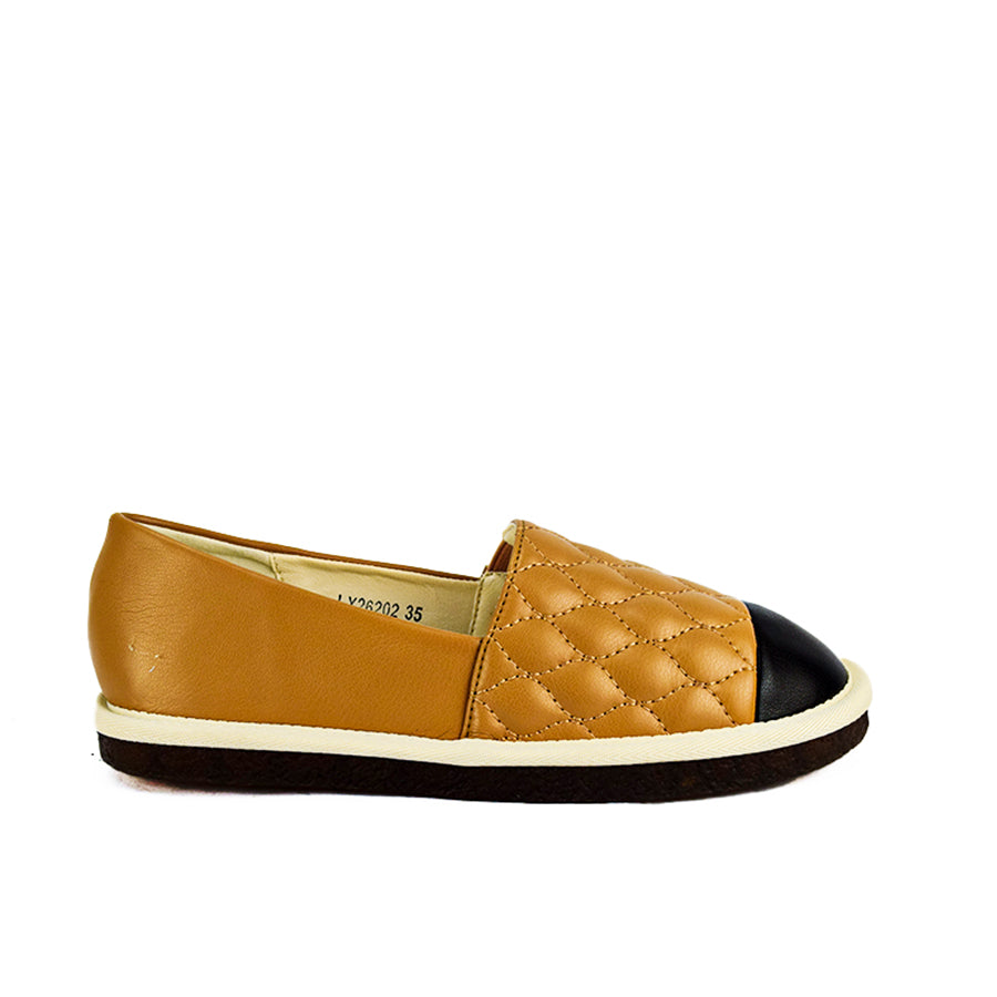 Mario D' Boro Women's Ballet Flats LX 26202 Beige/Bone and Tan C49