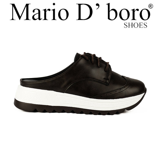 Mario D' Boro Women Oxford Lw 26024 Dark Brown C46