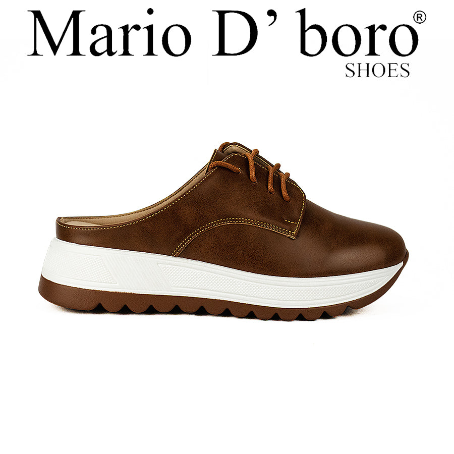 Mario D' Boro Women Oxford Lw 26025 Tan C46