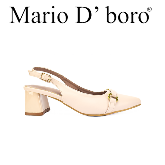 Mario D' Boro Women's Heeled Sandals LX 26663 Beige/Taupe C51