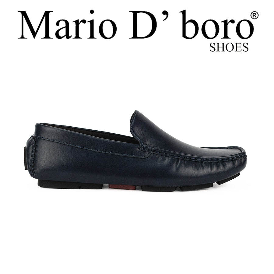 Mario D' Boro Men's Casual Shoes MV 039 Black/Navy Blue