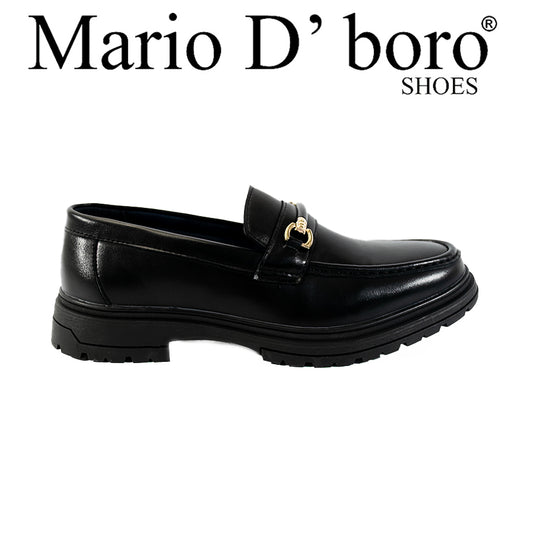 Mario D' Boro Men's Formal Slip On MX 24838 Black C53 C60