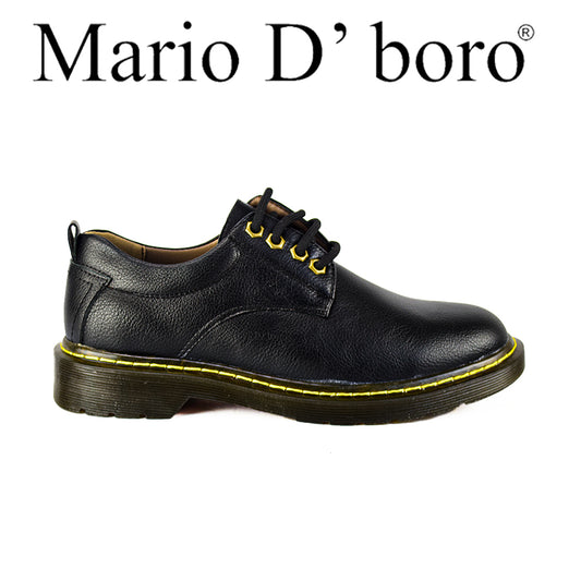 Mario D' Boro Men's Casual Loafers MX 24713 Black/Dark Brown C50
