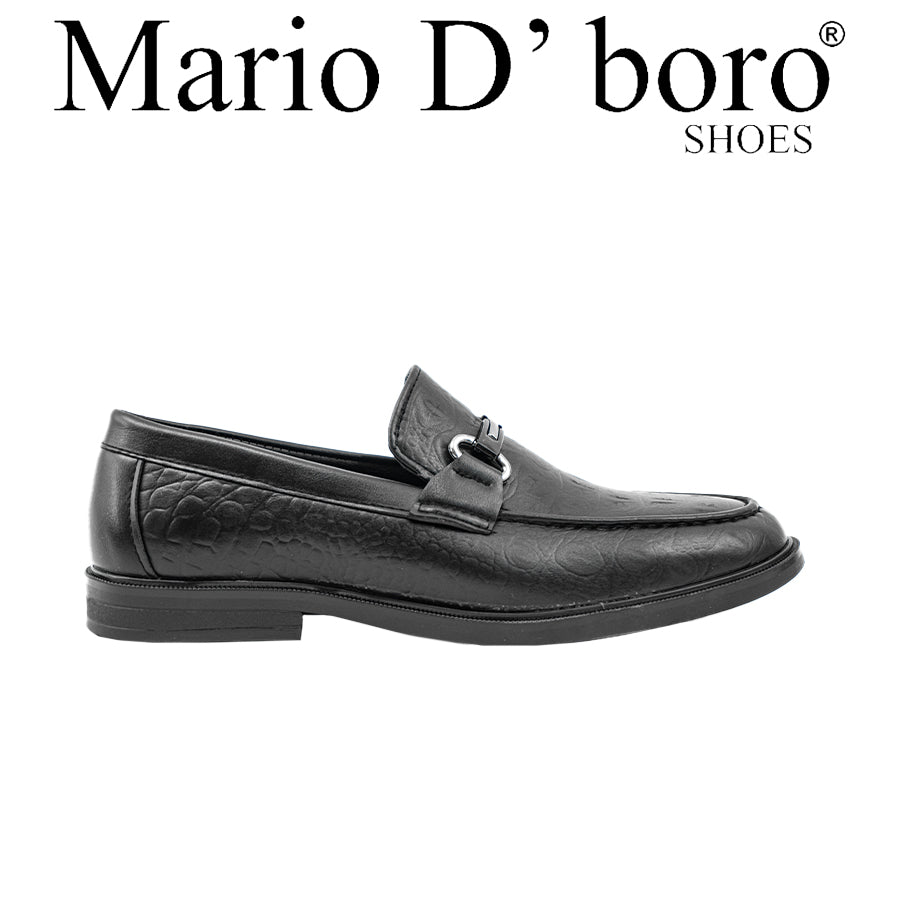 Men's Formal Slip On MY 26068 BLACK/Dark Brown C72