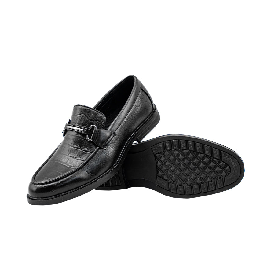 Men's Formal Slip On MY 26068 BLACK/Dark Brown C72