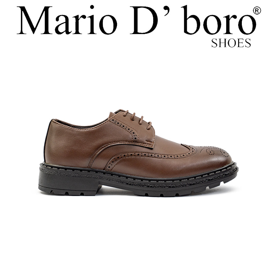 Mario D' boro Men's Formal with Lace MY 26347 Black / Dark Brown C77