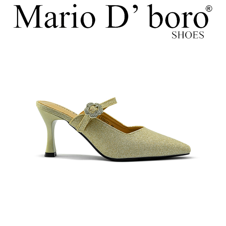 Mario D' boro Women's Evening Sandals LY 29372 - Soft Gold / Soft Silver C80