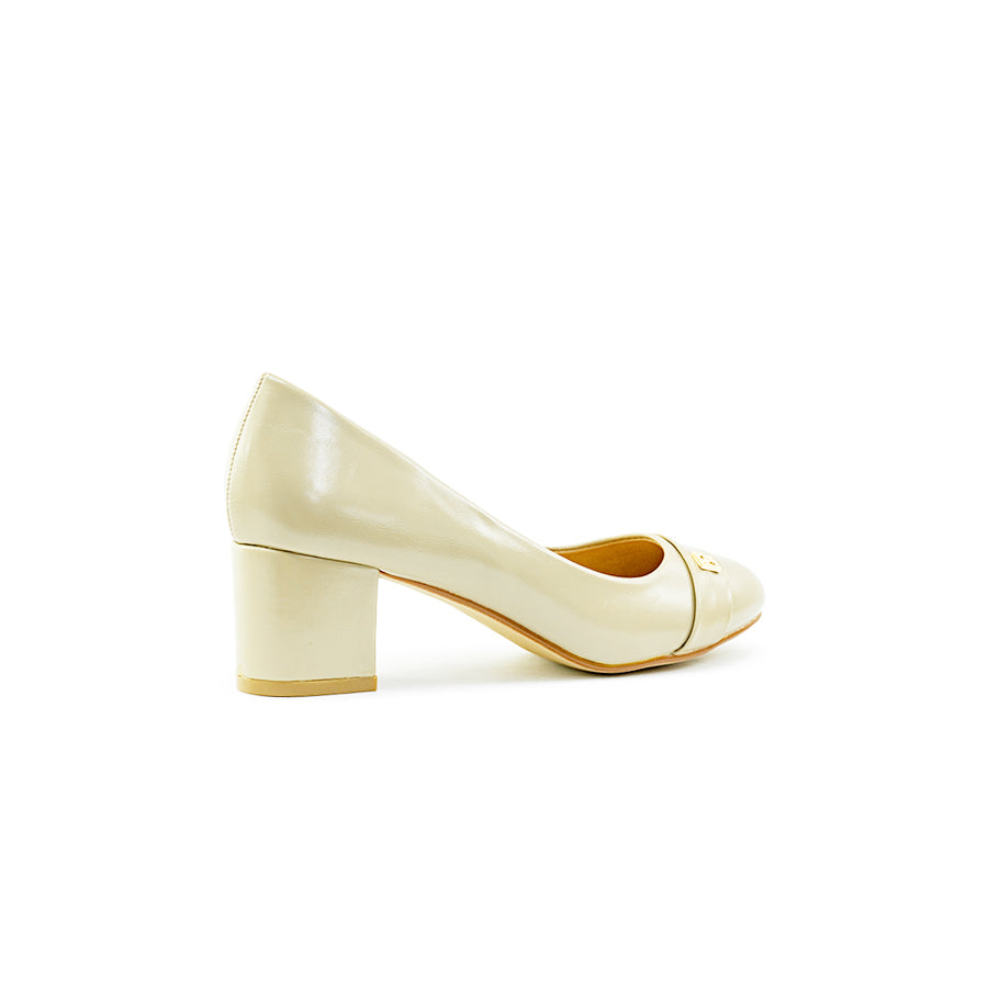 Mario D' boro Women College Pumps LX 27434 Black / Beige C80