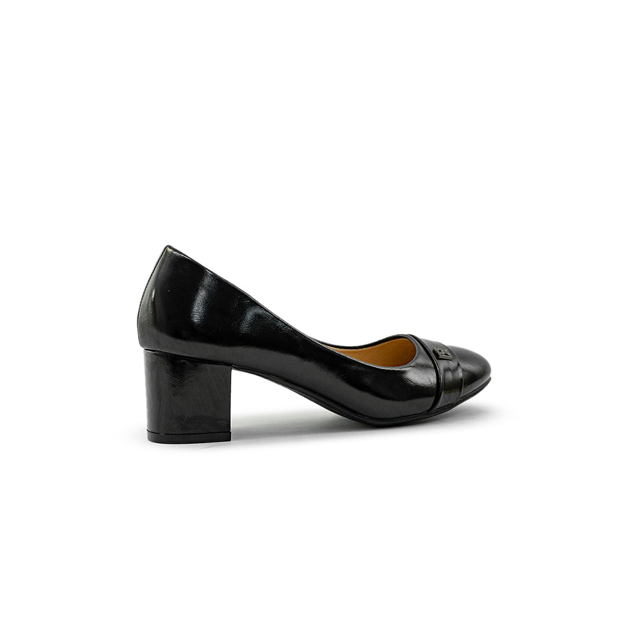 Mario D' boro Women College Pumps LX 27434 Black / Beige C80