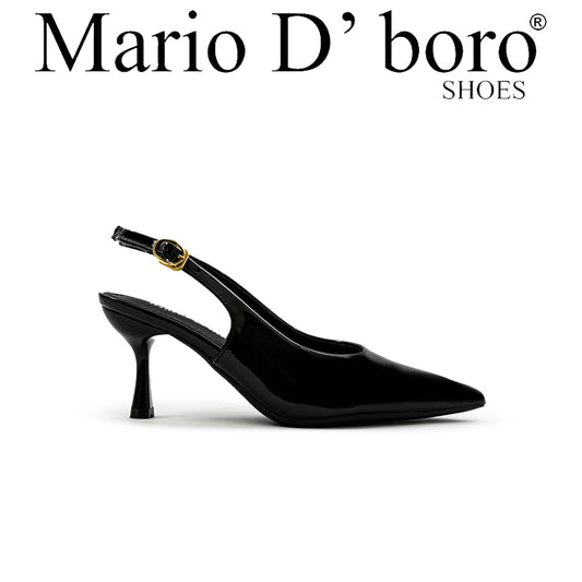 Mario D' boro Women's Heeled Sandals LY 27416 - Black / Light Gray / Taupe C80