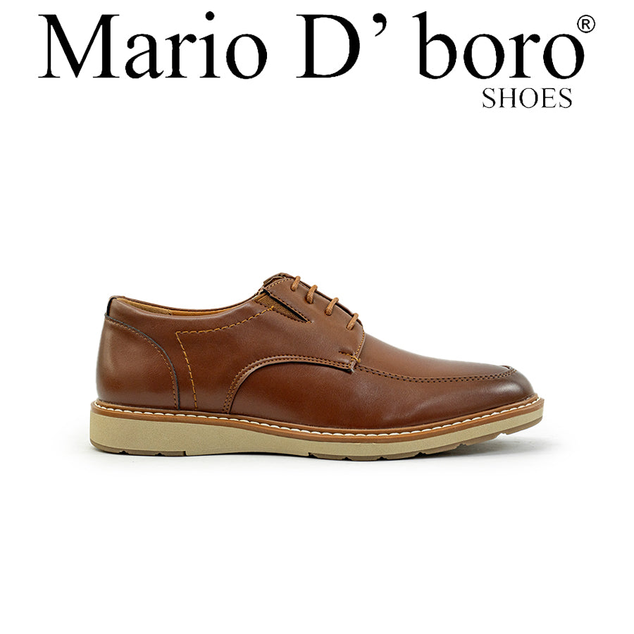 Mario D' boro Men's Formal Oxford MY 26090 - Black / Brown C88
