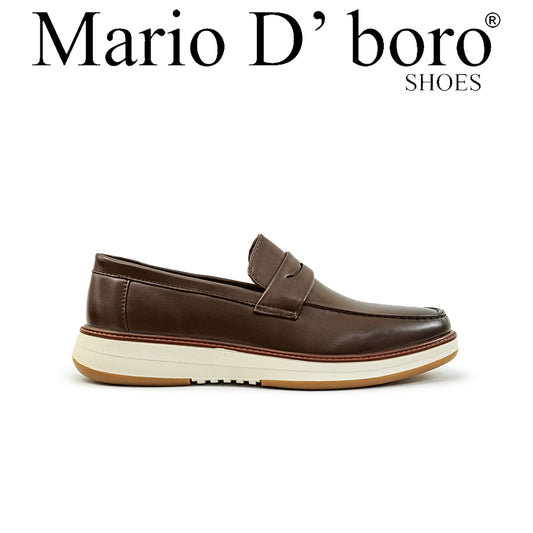 Mario D' boro Men's Casual Loafers MY 26154 - VDark Brown C88